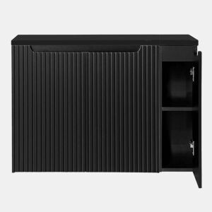 Móvel de casa de banho para lavatório Newport com 3 portas 100x60x40 cm - Preto en.casa