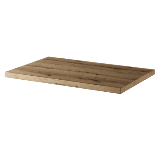 Móvel de casa de banho para lavatório Newport com 2 gavetas MDF 60x60x40 cm - PretoCarvalho