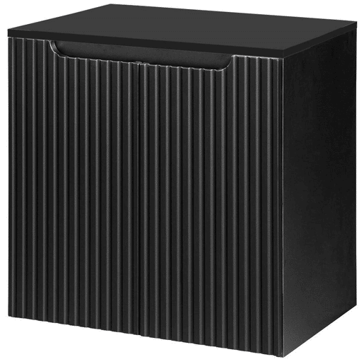 Móvel de casa de banho para lavatório Newport com 2 portas 60x60x40 cm - Preto en.casa