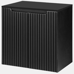 Móvel de casa de banho para lavatório Newport com 2 portas 60x60x40 cm - Preto en.casa
