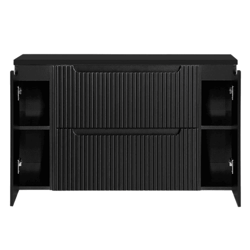 Móvel de casa de banho para lavatório Newport 120x60x40 cm - Preto