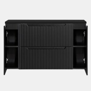 Móvel de casa de banho para lavatório Newport 120x60x40 cm - Preto