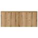 Mueble bajo lavabo Newport mural con 4 cajones y puerta Mueble bajo lavabo Newport mural con 4 cajones y puerta Roble/ Gris