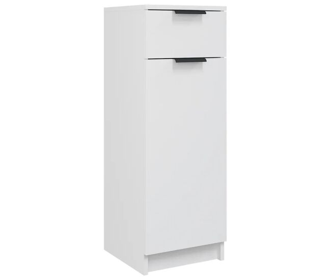 Vidaxl armario de baño madera contrachapada blanco 32x34x90 cm