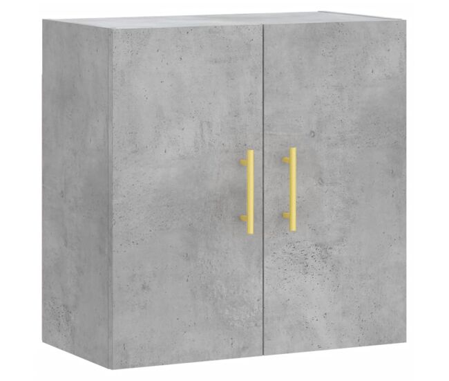 Vidaxl armario de pared madera de ingeniería gris hormigón 60x31x60 cm