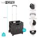 WellHome - Trolley de aluminio con caja plegable WellHome - Trolley de aluminio con caja plegable Negro