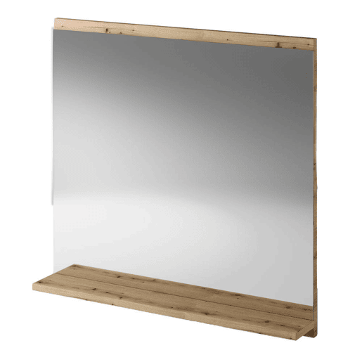 Conjunto de móveis de casa de banho 'Newport' 4 peças com lavatório de 60 cm - Carvalho