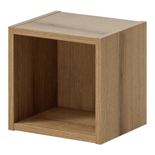 Prateleira cubo de banho Newport aglomerado 27x25x21 cm - Carvalho