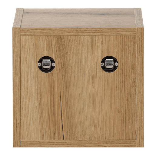 Prateleira cubo de banho Newport aglomerado 27x25x21 cm - Carvalho