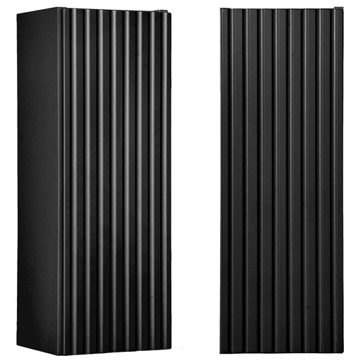 Armário mural de casa de banho Newport 57x20x19 cm - Preto en.casa