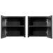 Armario de pared para baño Newport Armario de pared para baño Newport Negro