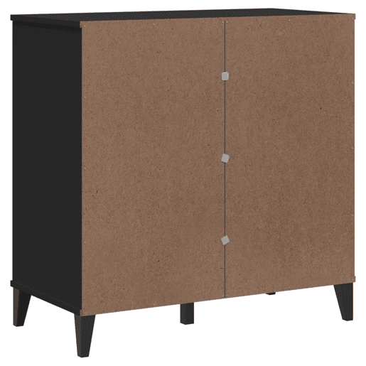 vidaXL Aparador VIKEN 80x40x80 cm derivados de madeira preto