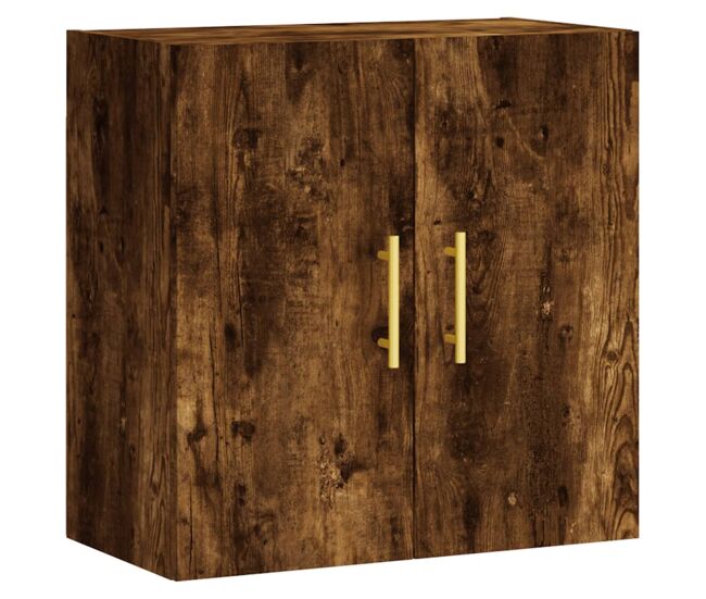 Vidaxl armario de pared madera de ingeniería roble ahumado 60x31x60 cm