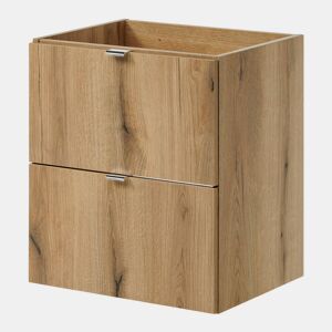 Móvel de casa de banho Newport com lavatório 50x57x39 cm - Efeito carvalho en.casa