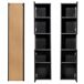 Armario alto de pared para baño Newport Armario alto de pared para baño Newport Negro