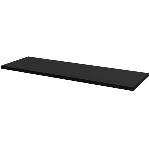 Móvel de casa de banho para lavatório duplo Newport com 4 gavetas MDF 160x60x40 cm - Preto