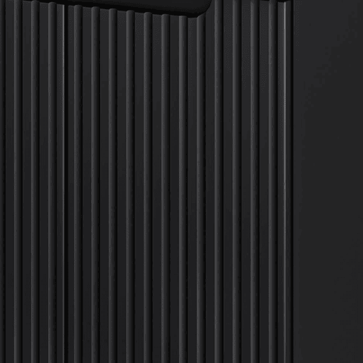Móvel de casa de banho para lavatório Newport com 2 portas 60x60x40 cm - Efeito pretocarvalho en.casa