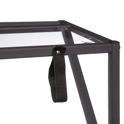 Cabide Jano Hallway em Preto e Carvalho 80x160 cm