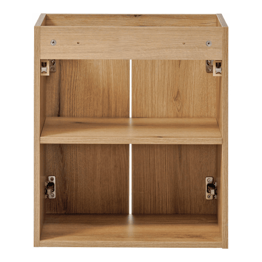 Móvel de casa de banho Newport com lavatório e 2 portas 50x57x39cm- Efeito carvalho en.casa