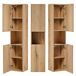 Armario de pared para baño Newport Armario de pared para baño Newport Roble