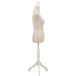 Maniquí de madera y espuma forrado de tela Maniquí de madera y espuma forrado de tela Beige