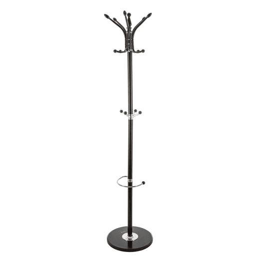 Suporte para guarda-chuva para móveis auxiliares preto 182 cm Suporte para guarda-chuva para móveis auxiliares preto 182 cm