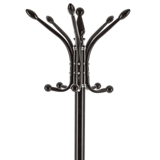 Suporte para guarda-chuva para móveis auxiliares preto 182 cm Suporte para guarda-chuva para móveis auxiliares preto 182 cm