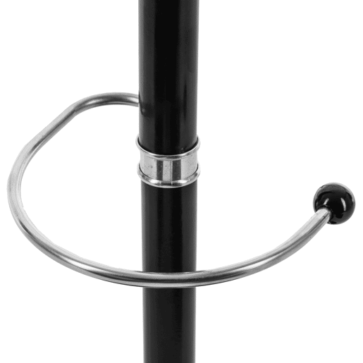 Suporte para guarda-chuva para móveis auxiliares preto 182 cm Suporte para guarda-chuva para móveis auxiliares preto 182 cm