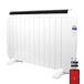 YOEVU - Emisor térmico de aluminio 2000W Control a distancia YOEVU - Emisor térmico de aluminio 2000W Control a distancia Blanco