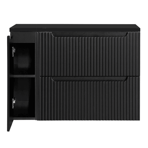 Móvel de casa de banho para lavatório Newport 100x60x40 cm - Preto