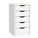 Cajonera Eko 5 Cajones Oficina Despacho Almacenaje 40 Cajonera Eko 5 Cajones Oficina Despacho Almacenaje 40 Blanco