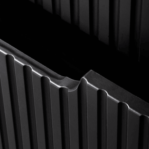 Móvel de casa de banho para lavatório Newport com 3 portas 90x60x40 cm - Preto en.casa