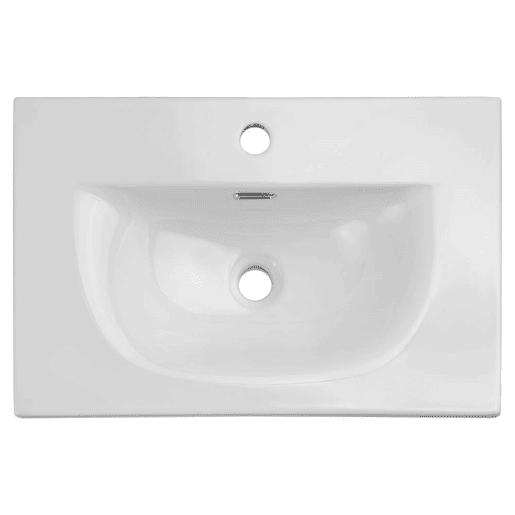 Móvel de casa de banho Newport com lavatório e 2 portas 60x57x39cm - Preto en.casa