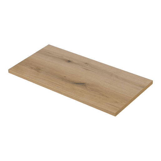 Móvel de casa de banho Newport com lavatório e espelho 90x57x39 cm - efeito carvalho en.casa