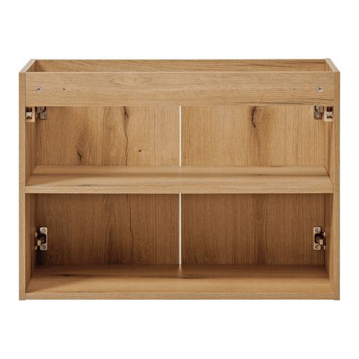 Móvel de casa de banho Newport com lavatório em cerâmica e 2 portas 80x71x40 cm - Carvalho Efeito preto en.casa Móvel de casa de banho Newport com lavatório em cerâmica e 2 portas 80x71x40 cm - Carvalho Efeito preto en.casa