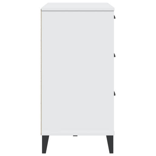 vidaXL Aparador VIKEN 80x40x80 cm derivados de madeira branco