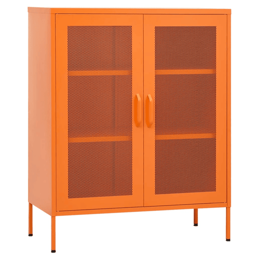 vidaXL Armário de arrumação aço 80x35x101,5 cm laranja vidaXL Armário de arrumação aço 80x35x101,5 cm laranja