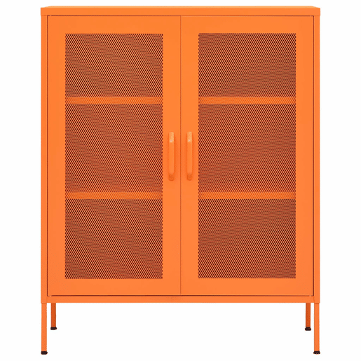vidaXL Armário de arrumação aço 80x35x101,5 cm laranja vidaXL Armário de arrumação aço 80x35x101,5 cm laranja