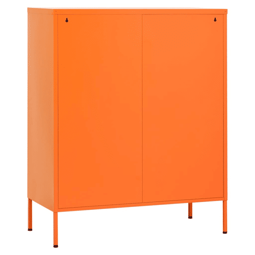 vidaXL Armário de arrumação aço 80x35x101,5 cm laranja vidaXL Armário de arrumação aço 80x35x101,5 cm laranja