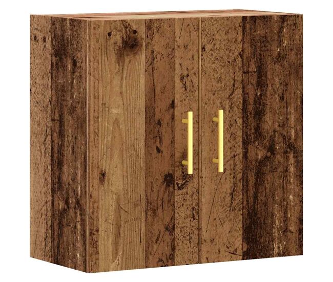 Vidaxl armario pared madera ingeniería envejecida 60x31x60 cm