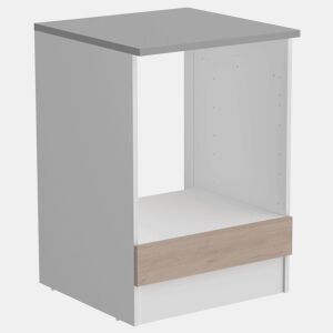 Módulo de cozinha Eko para forno Robe Jackson e branco fosco 60 cm