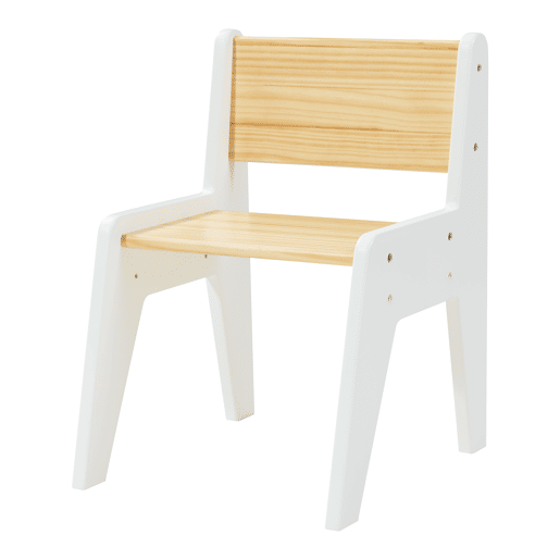 Conjunto de mesa e cadeira para crianças Skinnskatteberg - NaturalBranco en.casa