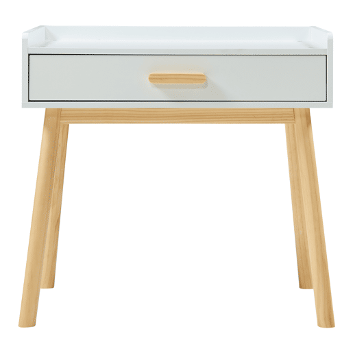 Conjunto de mesa e cadeira para crianças Skjervøy - NaturalBranco en.casa
