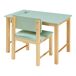 Conjunto infantil de mesa y silla Skjåk Pino MDF Conjunto infantil de mesa y silla Skjåk Pino MDF Blanco/ Verde