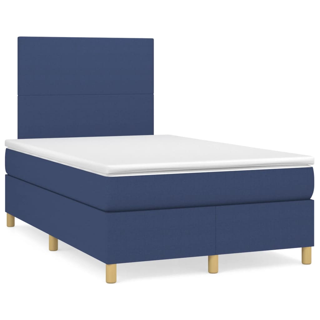 Cama box spring 120x200 Azul