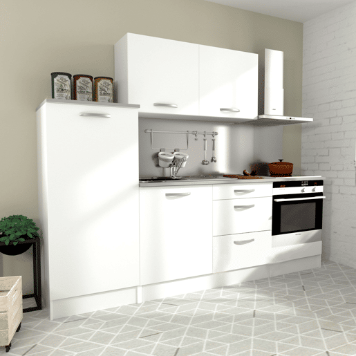 Módulo inferior de coluna de cozinha EKO branco fosco 60x60 cm