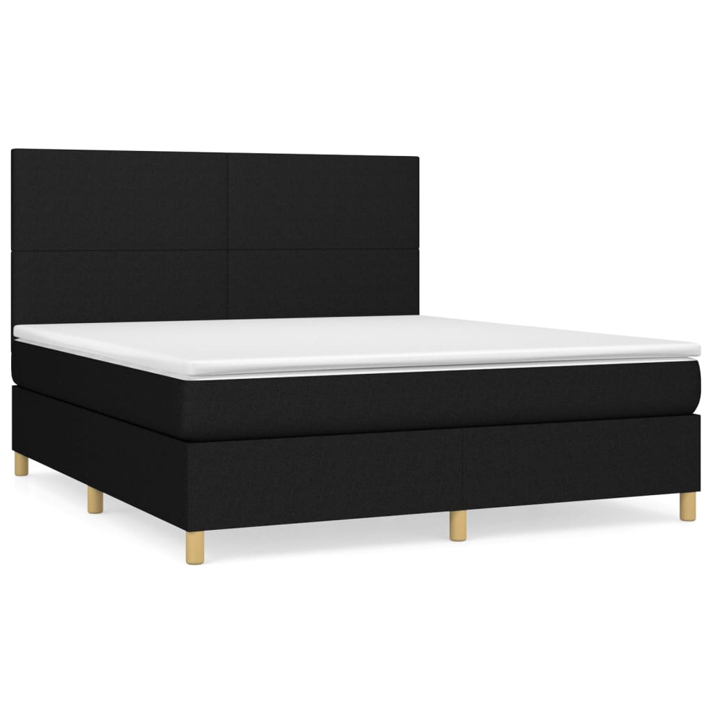 Cama box spring 160x200 Negro