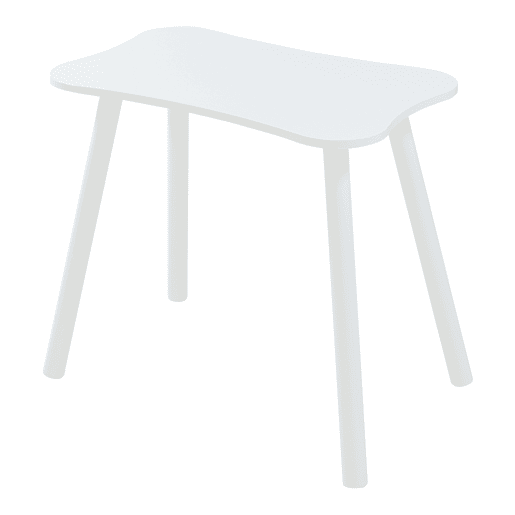 Conjunto de mesa e 2 cadeiras para crianças Panjang - Branco en.casa