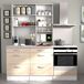 Cocina Modular Eko con 4 Muebles Cocina Modular Eko con 4 Muebles Blanco/ Madera