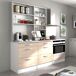 Cocina Modular Eko con 4 Muebles Cocina Modular Eko con 4 Muebles Blanco/ Madera